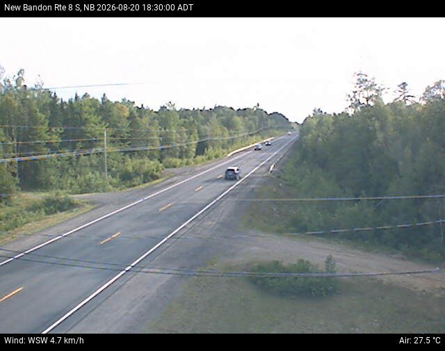 Web Cam image of New Bandon (NB Highway 8)
