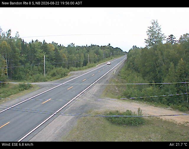 Web Cam image of New Bandon (NB Highway 8)