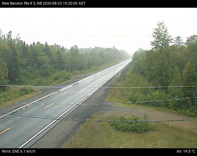 Web Cam image of New Bandon (NB Highway 8)