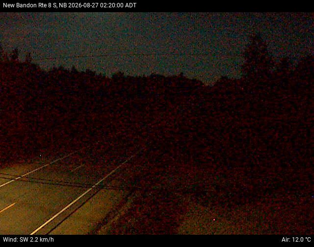 Web Cam image of New Bandon (NB Highway 8)