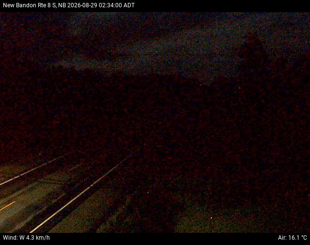 Web Cam image of New Bandon (NB Highway 8)