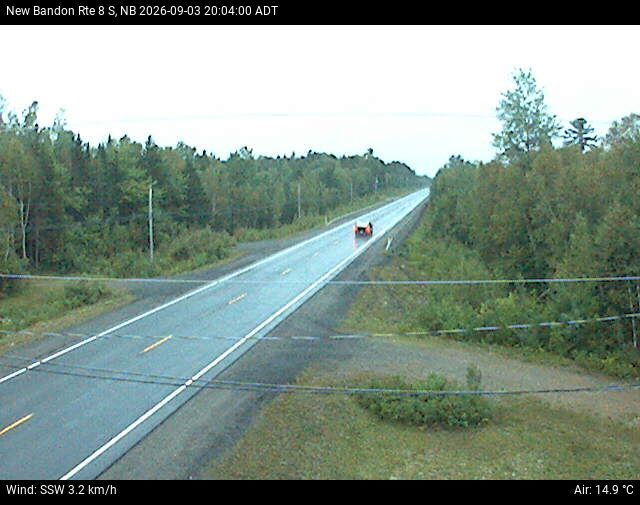 Web Cam image of New Bandon (NB Highway 8)
