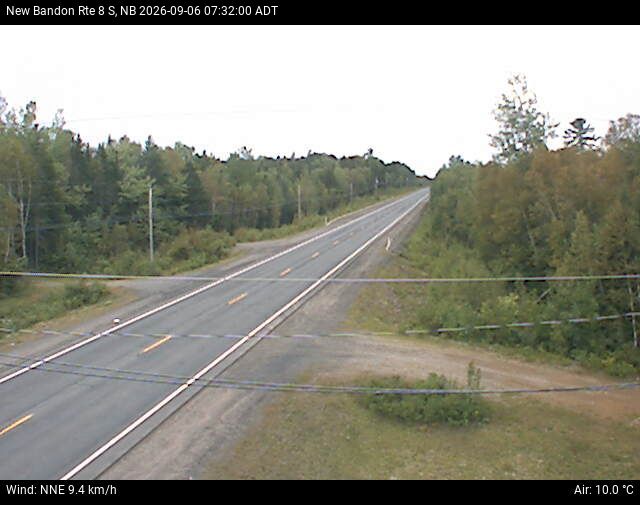 Web Cam image of New Bandon (NB Highway 8)