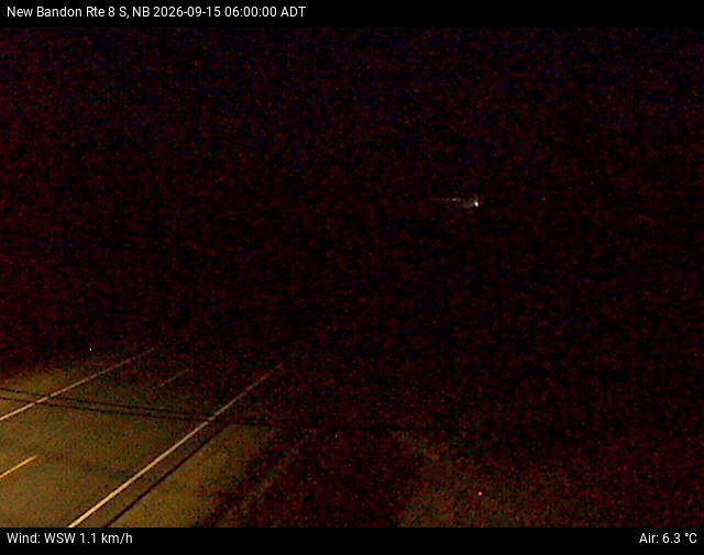 Web Cam image of New Bandon (NB Highway 8)