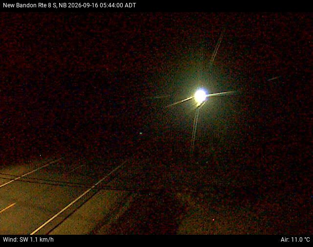 Web Cam image of New Bandon (NB Highway 8)