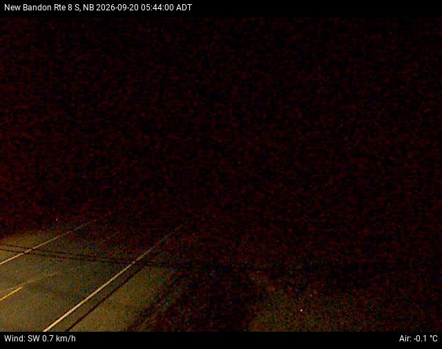 Web Cam image of New Bandon (NB Highway 8)