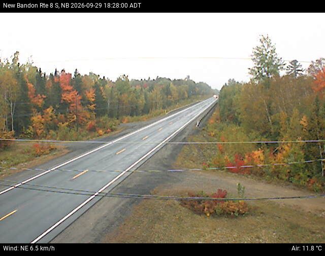 Web Cam image of New Bandon (NB Highway 8)