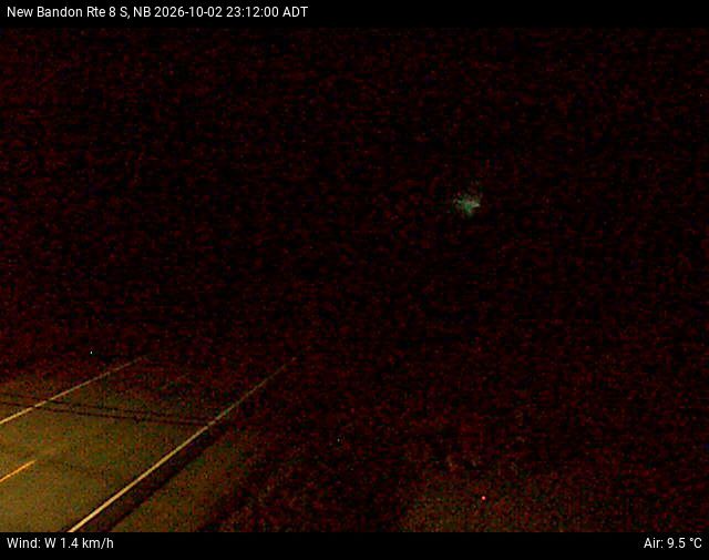 Web Cam image of New Bandon (NB Highway 8)