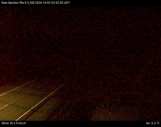 Web Cam image of New Bandon (NB Highway 8)