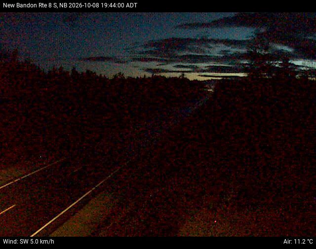 Web Cam image of New Bandon (NB Highway 8)