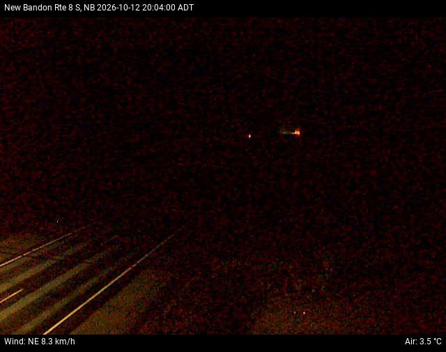 Web Cam image of New Bandon (NB Highway 8)