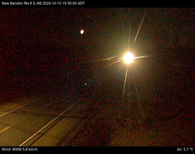 Web Cam image of New Bandon (NB Highway 8)