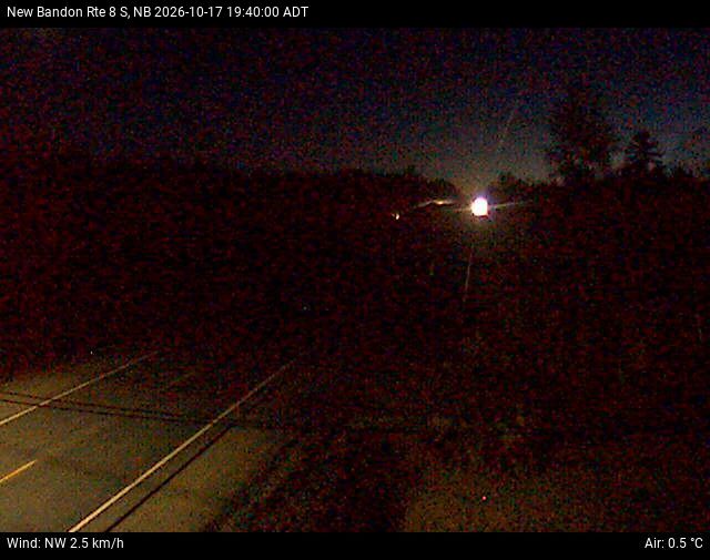 Web Cam image of New Bandon (NB Highway 8)