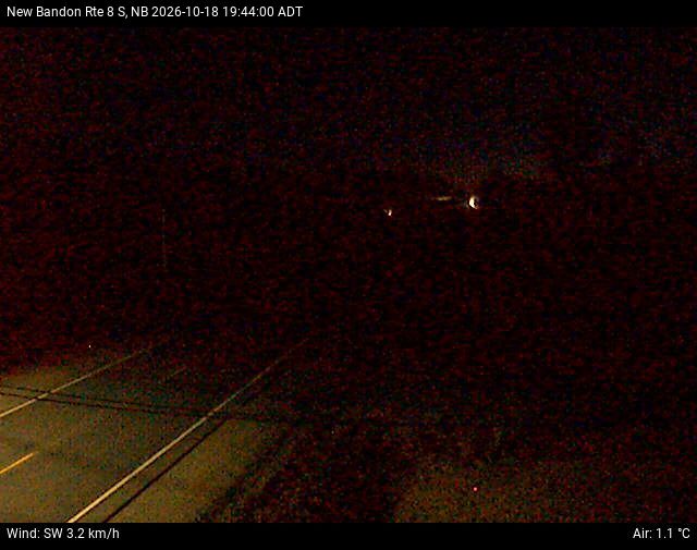 Web Cam image of New Bandon (NB Highway 8)