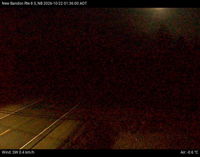 Web Cam image of New Bandon (NB Highway 8)