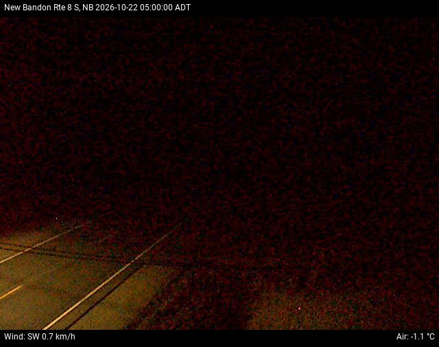Web Cam image of New Bandon (NB Highway 8)