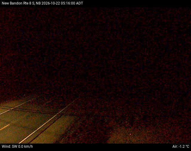 Web Cam image of New Bandon (NB Highway 8)