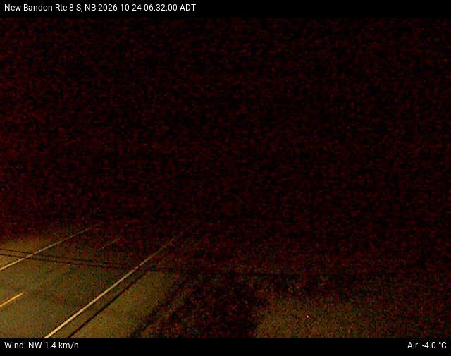 Web Cam image of New Bandon (NB Highway 8)