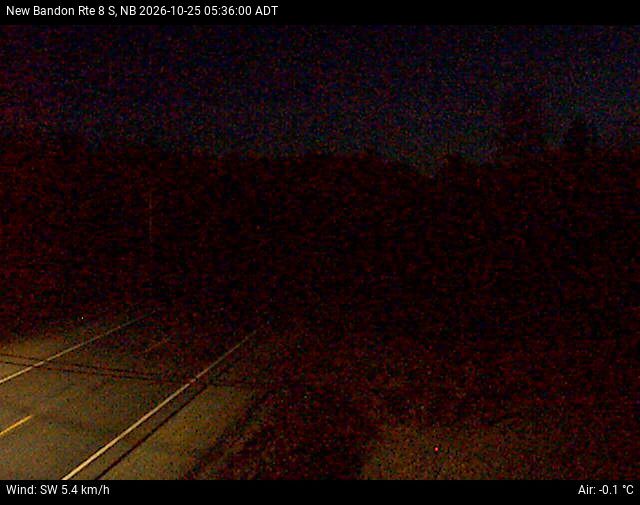 Web Cam image of New Bandon (NB Highway 8)