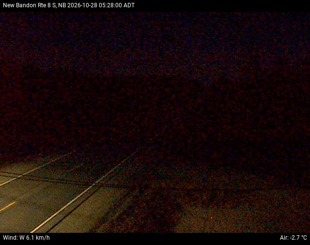 Web Cam image of New Bandon (NB Highway 8)