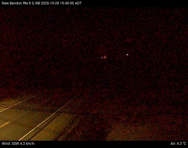 Web Cam image of New Bandon (NB Highway 8)