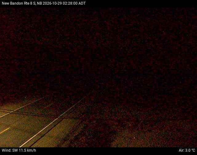 Web Cam image of New Bandon (NB Highway 8)