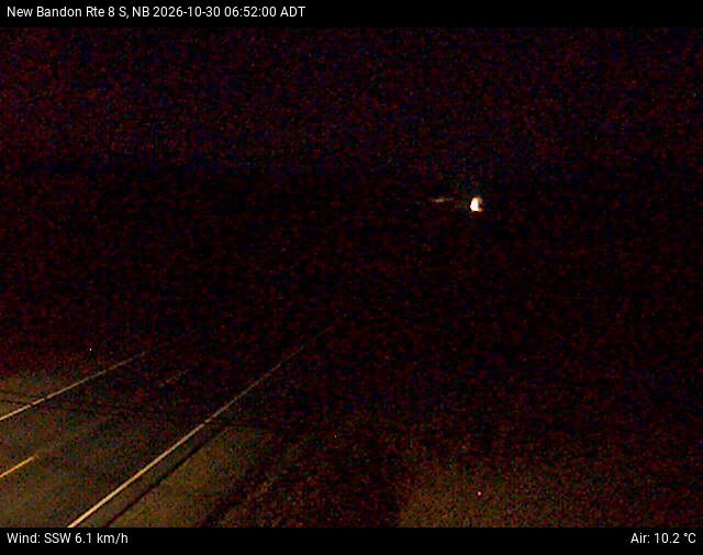 Web Cam image of New Bandon (NB Highway 8)