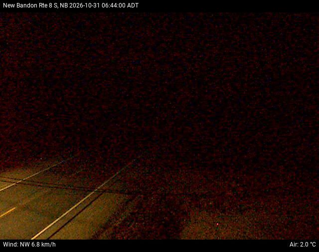 Web Cam image of New Bandon (NB Highway 8)