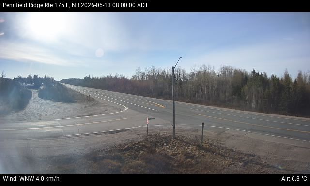 Web Cam image of Pennfield Ridge (NB Highway 175)