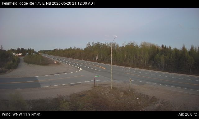 Web Cam image of Pennfield Ridge (NB Highway 175)