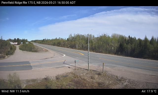 Web Cam image of Pennfield Ridge (NB Highway 175)