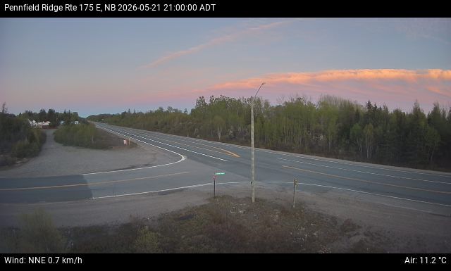 Web Cam image of Pennfield Ridge (NB Highway 175)