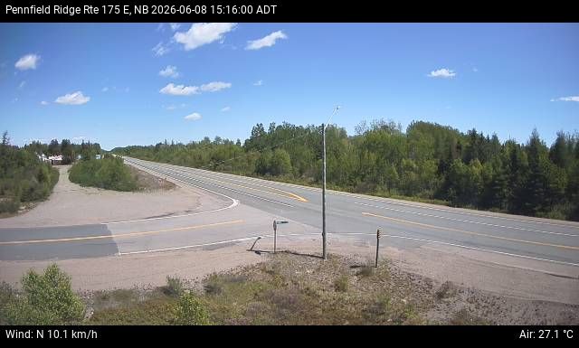 Web Cam image of Pennfield Ridge (NB Highway 175)
