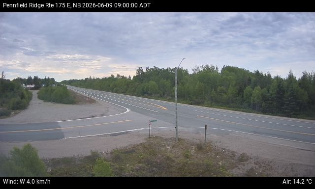 Web Cam image of Pennfield Ridge (NB Highway 175)