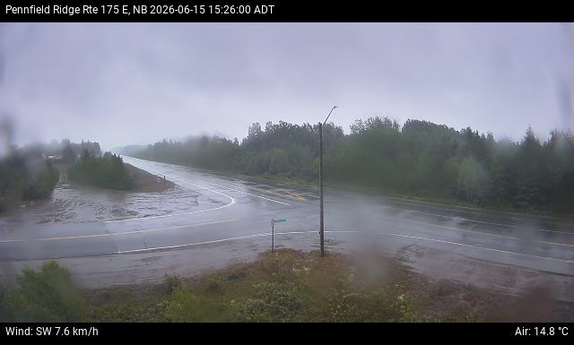 Web Cam image of Pennfield Ridge (NB Highway 175)
