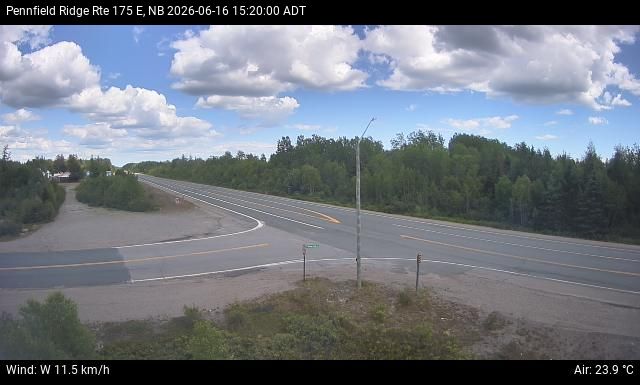 Web Cam image of Pennfield Ridge (NB Highway 175)