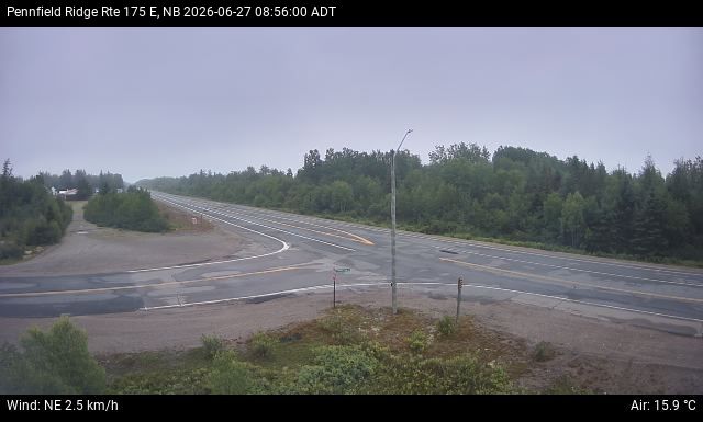 Web Cam image of Pennfield Ridge (NB Highway 175)