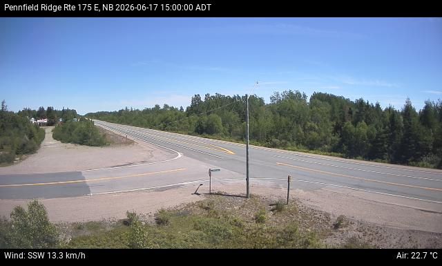 Web Cam image of Pennfield Ridge (NB Highway 175)