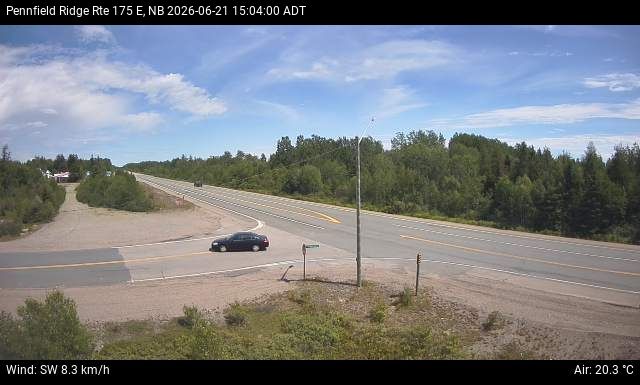 Web Cam image of Pennfield Ridge (NB Highway 175)