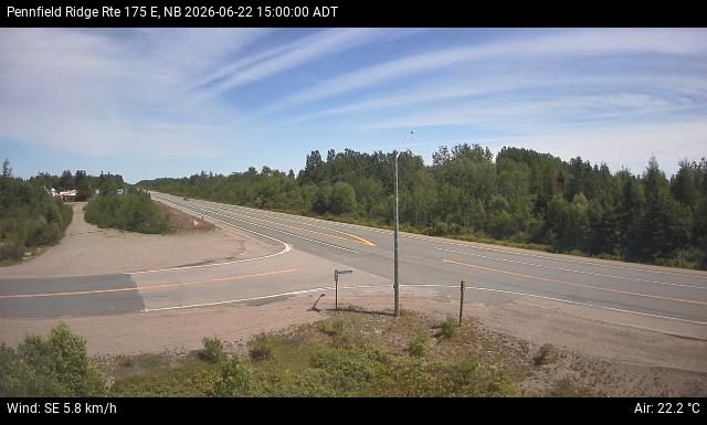 Web Cam image of Pennfield Ridge (NB Highway 175)