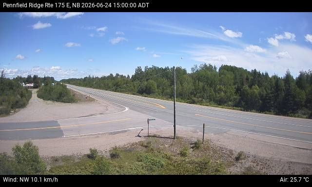 Web Cam image of Pennfield Ridge (NB Highway 175)