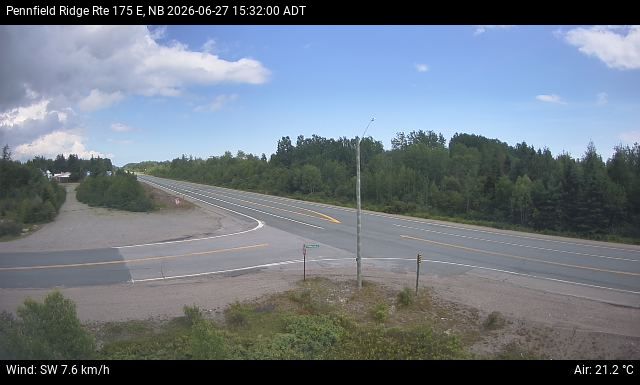 Web Cam image of Pennfield Ridge (NB Highway 175)