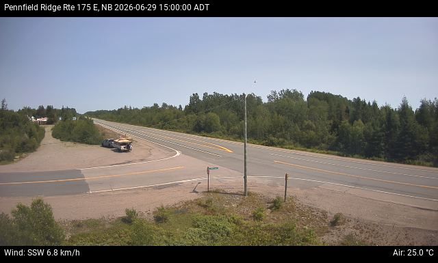 Web Cam image of Pennfield Ridge (NB Highway 175)