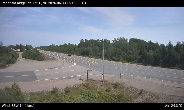 Web Cam image of Pennfield Ridge (NB Highway 175)
