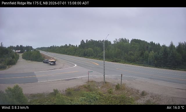 Web Cam image of Pennfield Ridge (NB Highway 175)