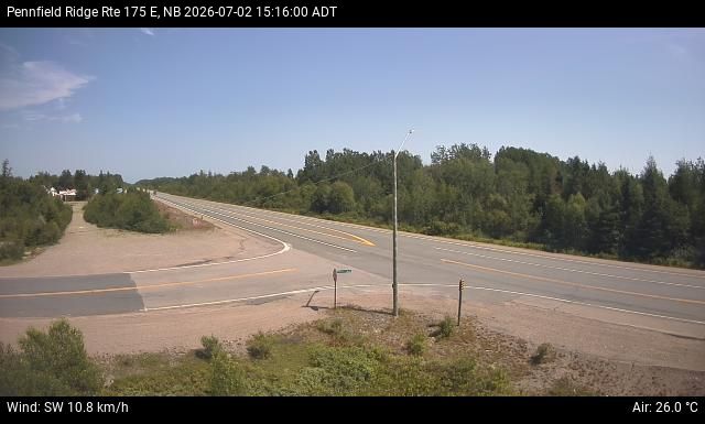 Web Cam image of Pennfield Ridge (NB Highway 175)