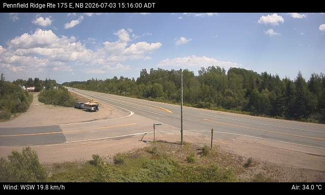 Web Cam image of Pennfield Ridge (NB Highway 175)