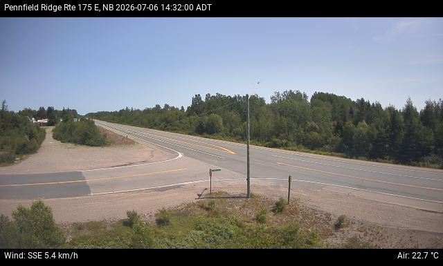 Web Cam image of Pennfield Ridge (NB Highway 175)