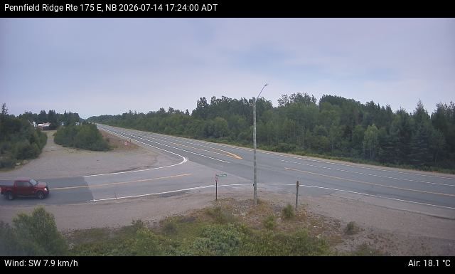 Web Cam image of Pennfield Ridge (NB Highway 175)