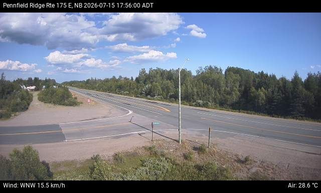 Web Cam image of Pennfield Ridge (NB Highway 175)